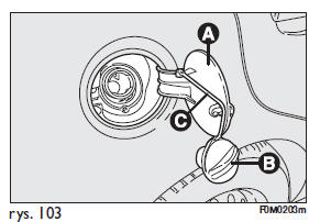 KOREK ZBIORNIKA PALIWA rys. 103