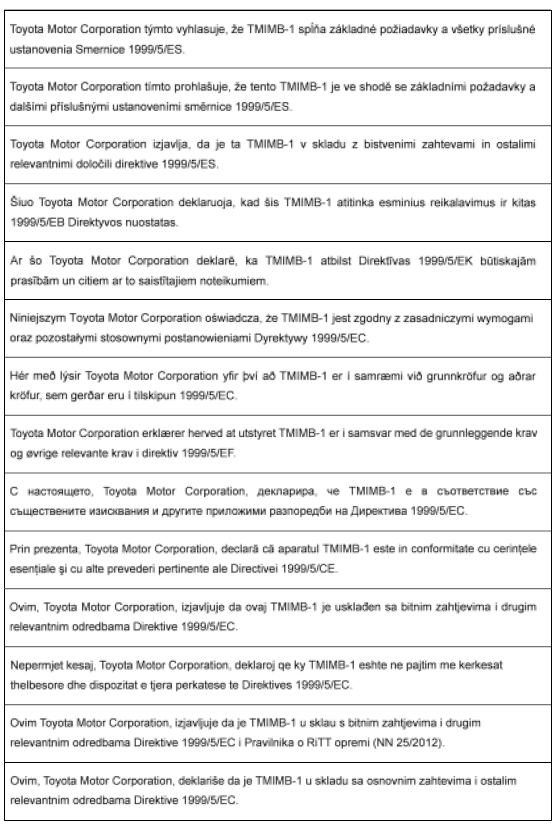 Certyfikat dotyczący elektronicznej blokady rozruchu