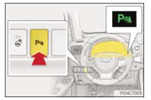Wyłącznik układu wspomagania parkowania z czujnikami odległości
