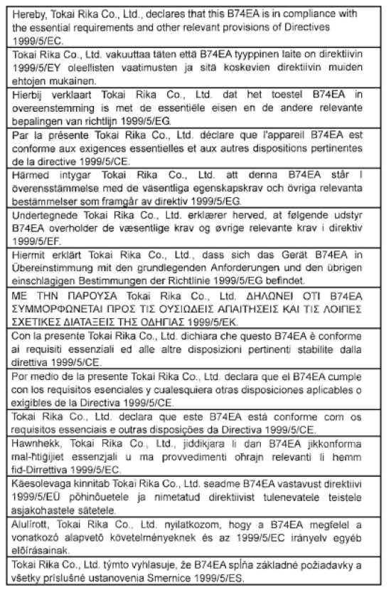 Certyfikat dotyczący systemu elektronicznego kluczyka