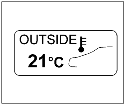 Wskaźnik temperatury zewnętrznej 