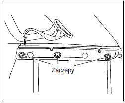 Zaczepy kotwiczące bagaż 